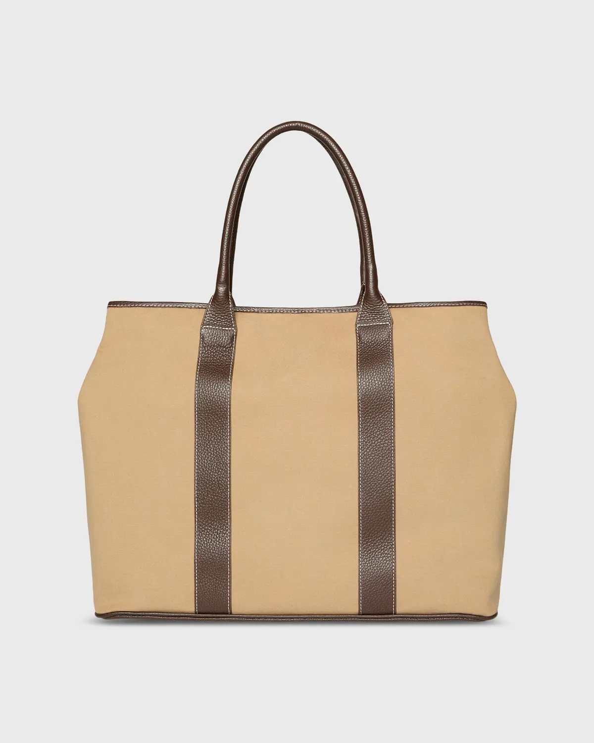 Weekend Tote In Sand Canvas 1