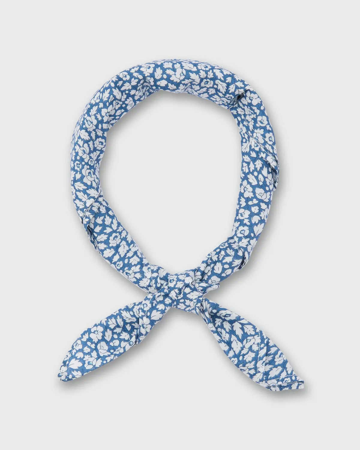 Anyway Scarf In Blue Feather Meadow Liberty Fabric 1