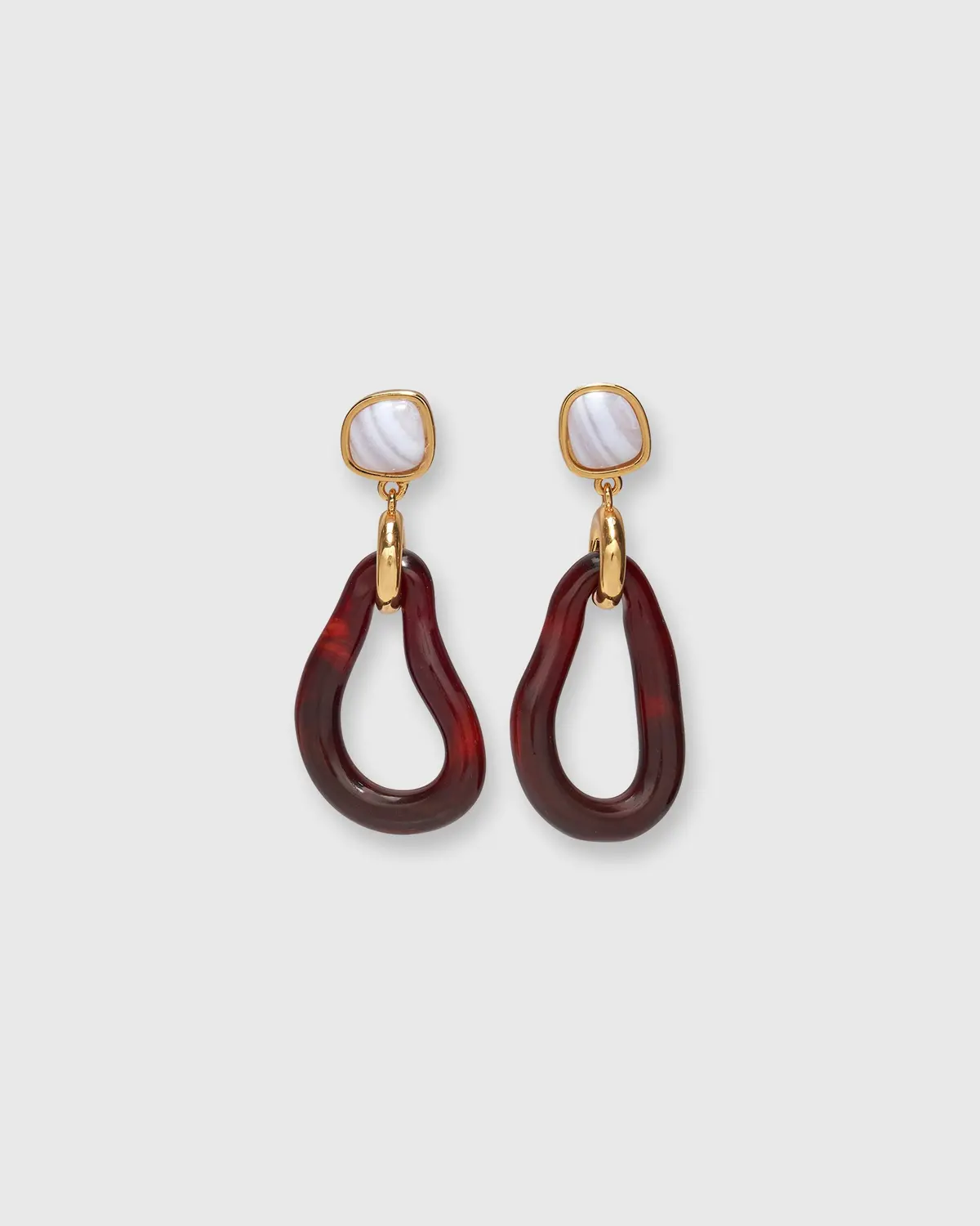 Galina Earrings In Sangria 1
