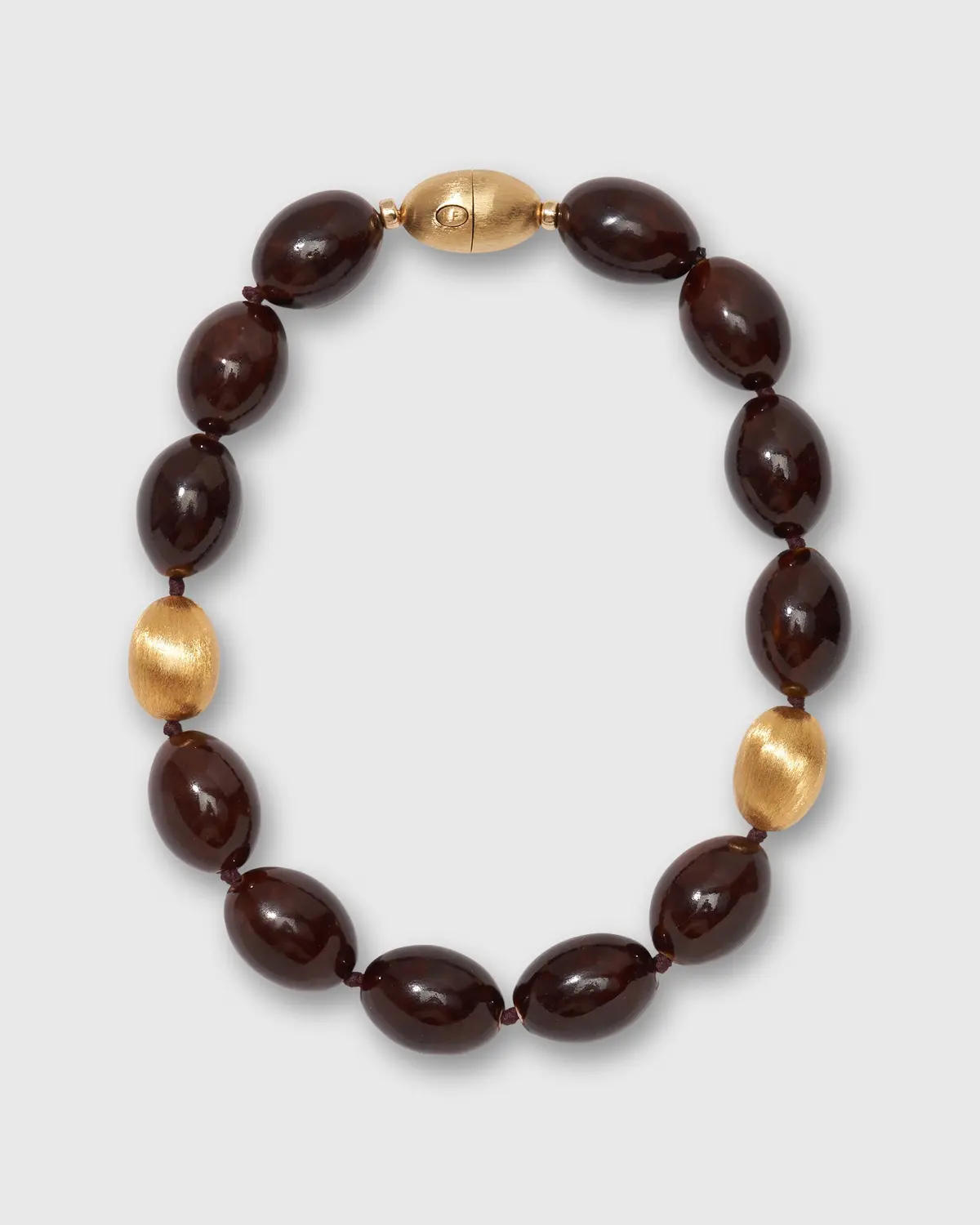 Triana Collar In Brown 1