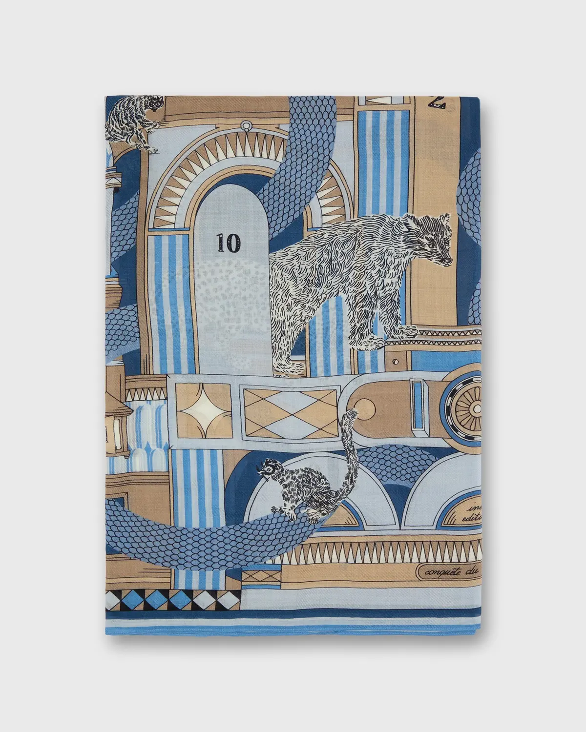 Nicolas Scarf In Blue 1