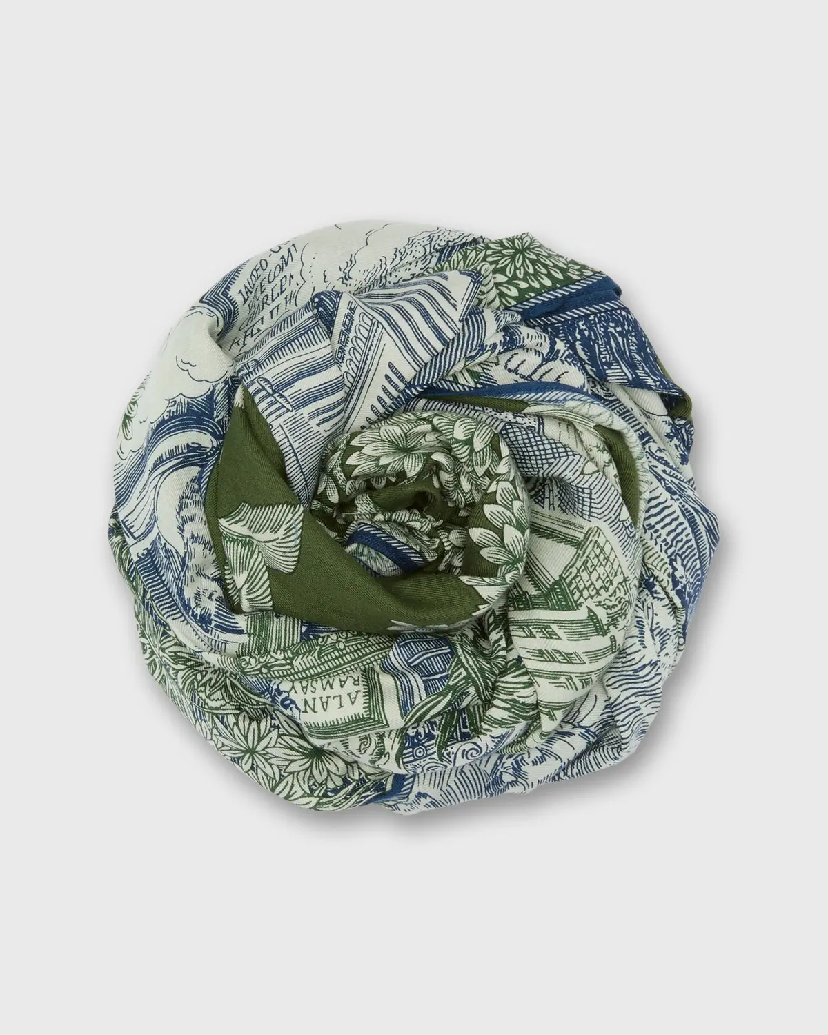 Piranesi Scarf In Khaki 1