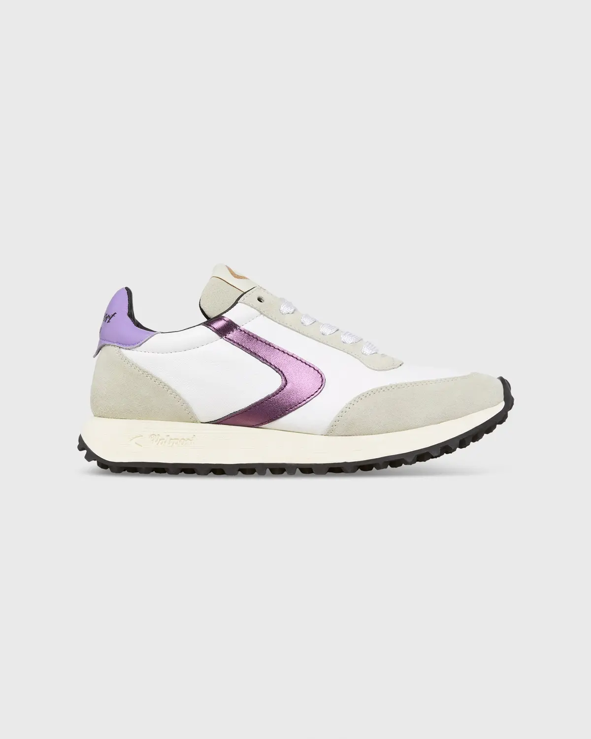 Start Leather Suede Sneaker In Amaranth 1