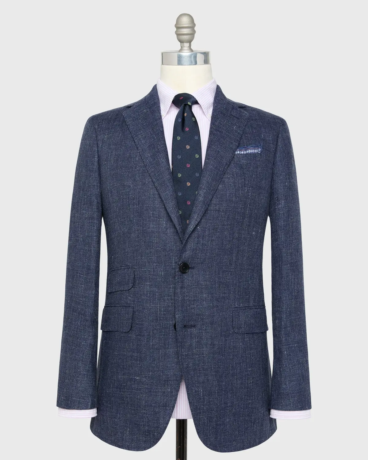 Kincaid No. 2 Jacket In Blue Hopsack 1