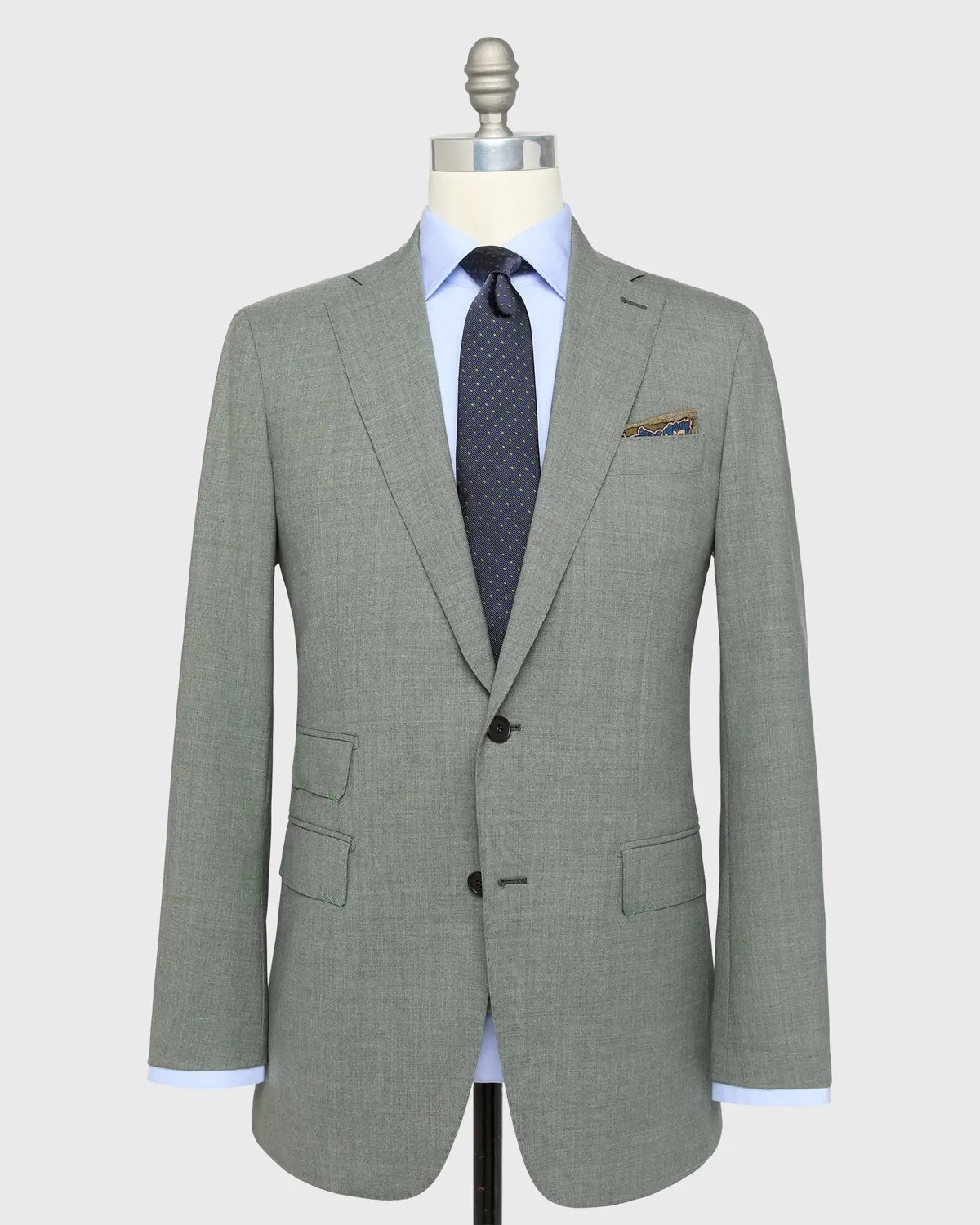 Kincaid No. 3 Suit In Sage Plainweave 1