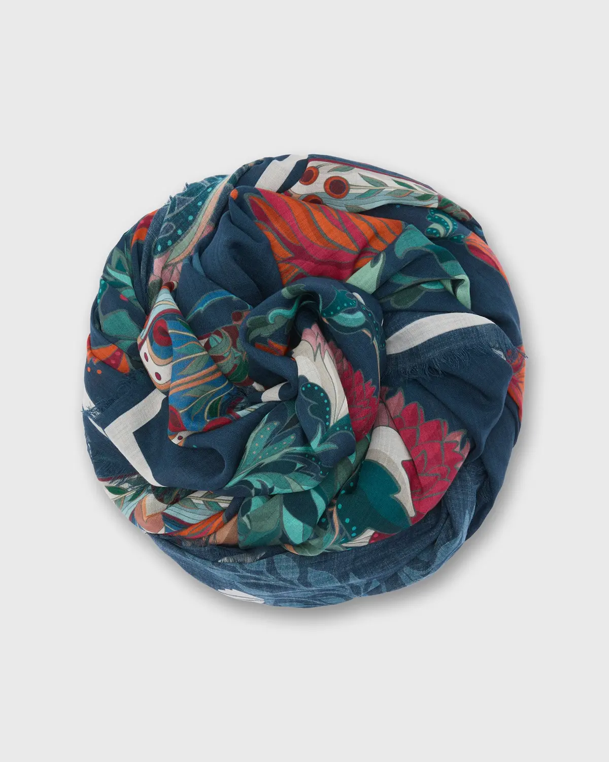 Wool Scarf In Moth 1