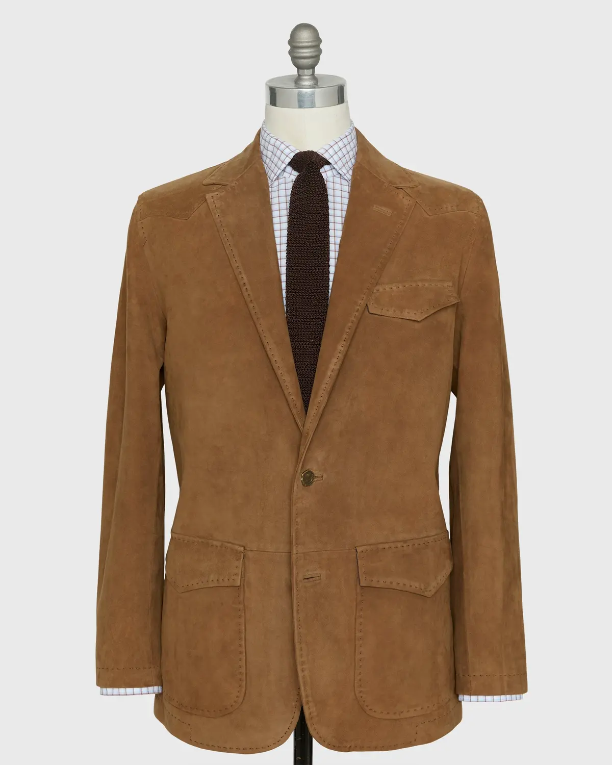 Ghost Rider Jacket In Snuff Suede 1