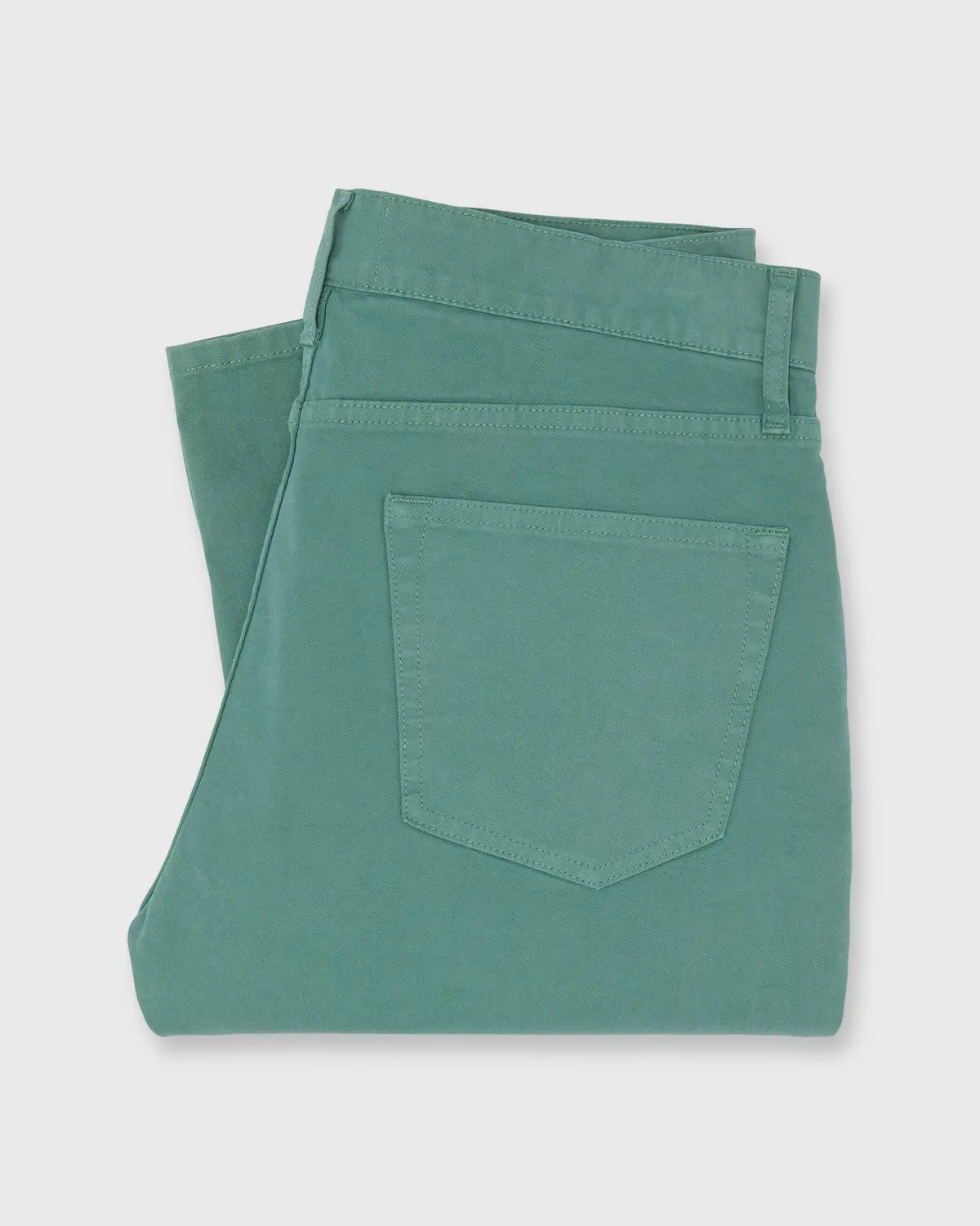 Slim Straight 5-Pocket Pant In Lovat Twill 1