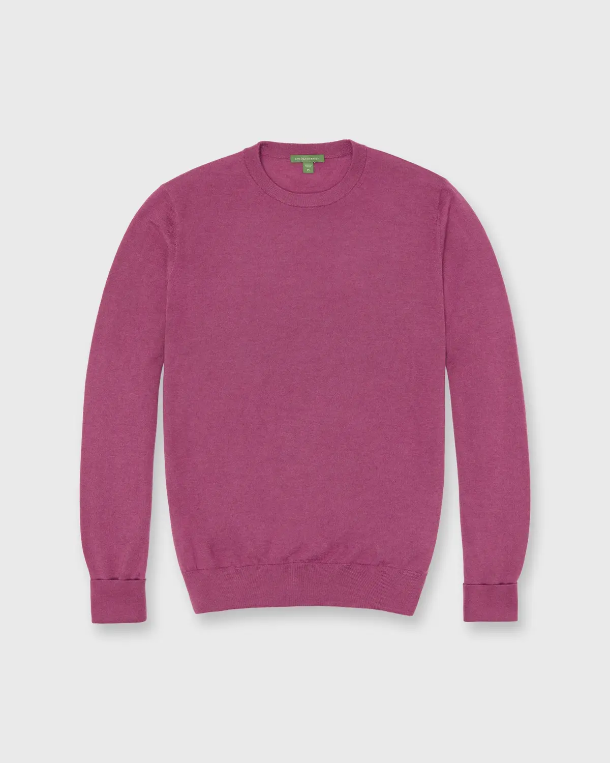 Fine-Gauge Crewneck Sweater In Rose Cashmere 1