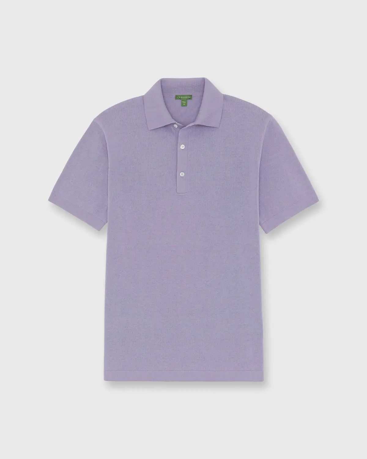 Rally Polo Sweater In Lilac Ice Cotton 1