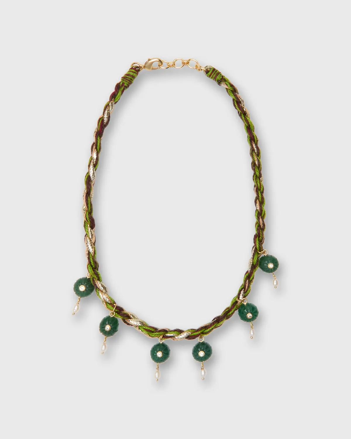 Melon Necklace In Green 1