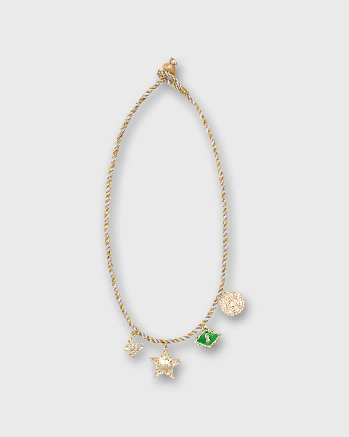 Medal Necklace In Gold 1