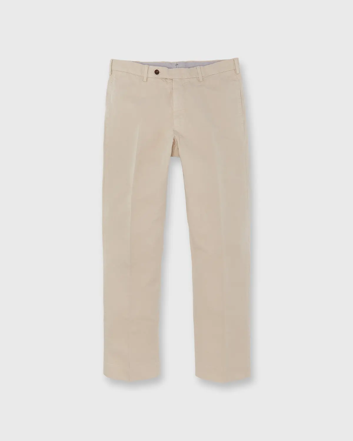 Garment-Dyed Sport Trouser In Sand Cotolino Twill 1