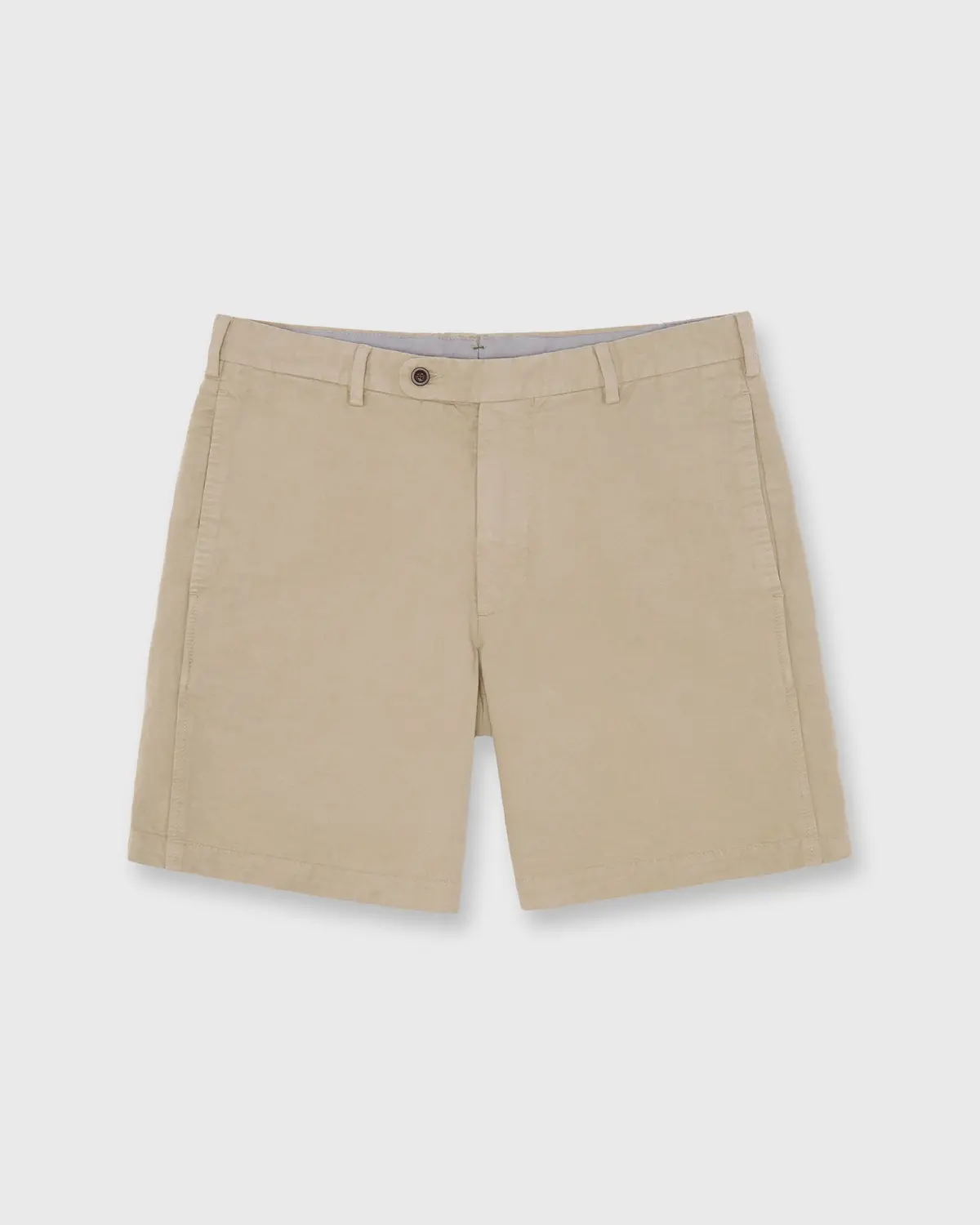 Garment-Dyed Short In Sand Cotolino Twill 1