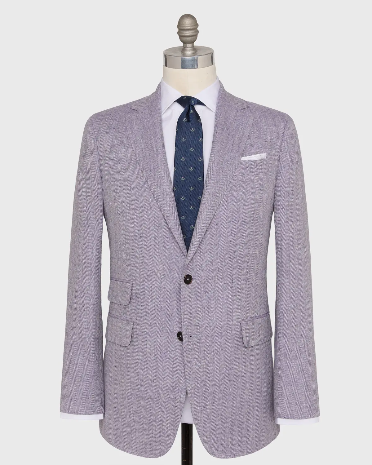 Kincaid No. 2 Jacket In Lavender Herringbone 1