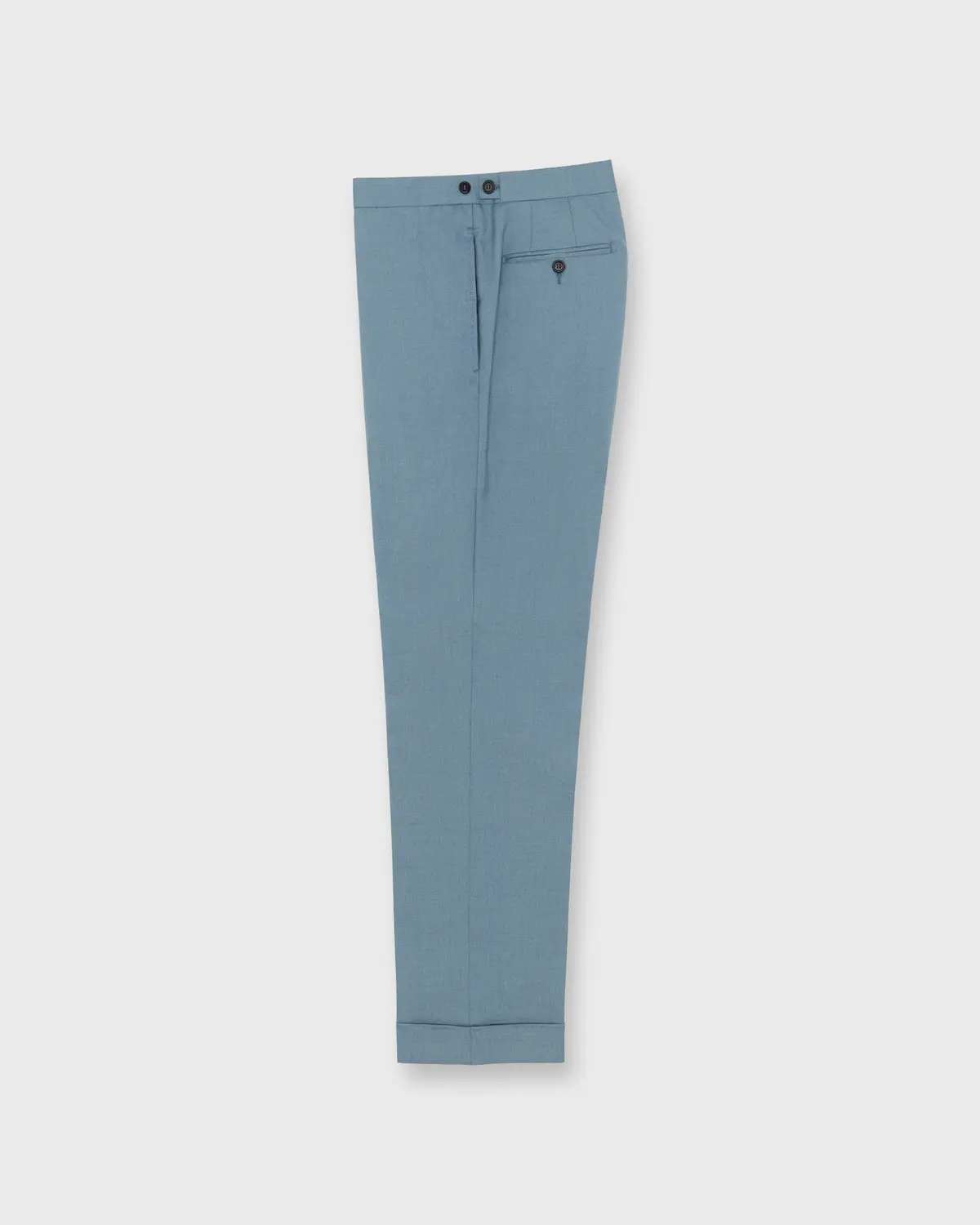 Side-Tab Dress Trouser In River Plainweave 1
