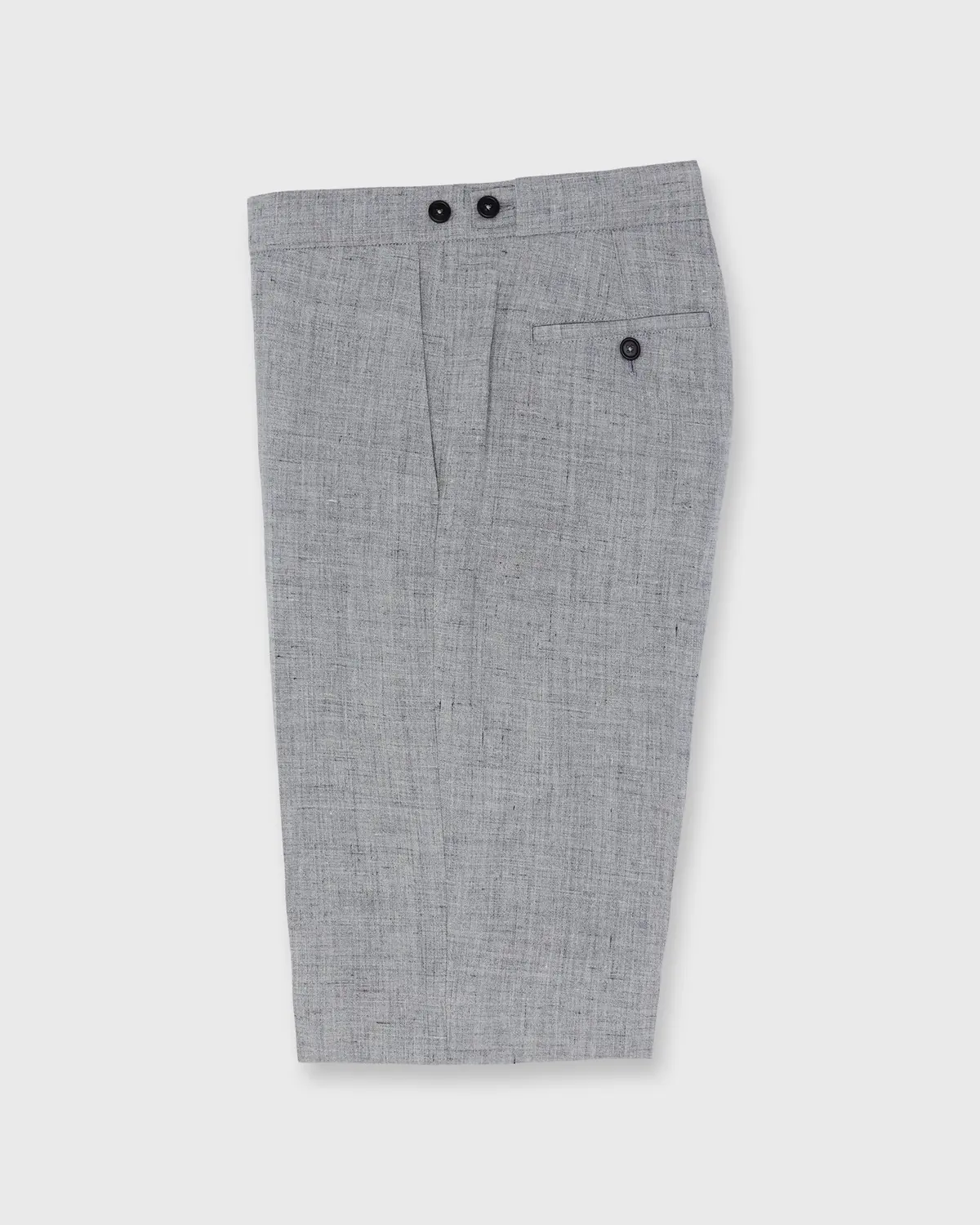 Ghost Trouser In Pearl Grey Rustic Hopsack 2