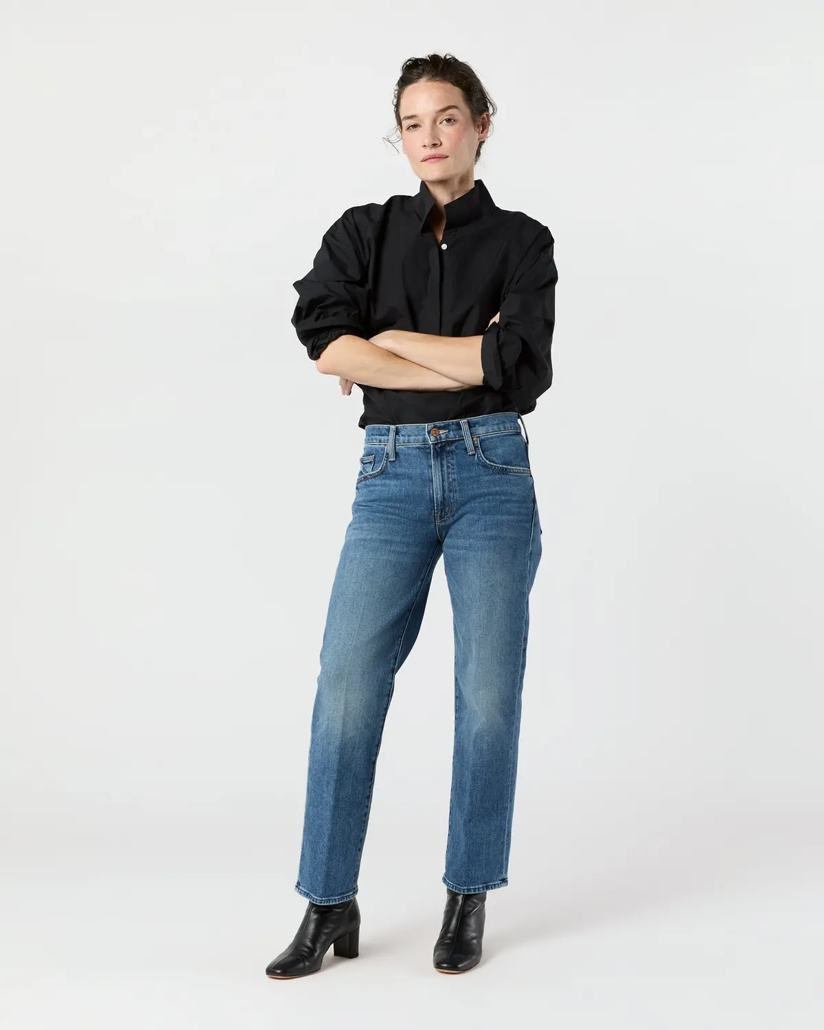 The Mid Rise Rambler Zip Ankle Jean In Tambourine Man 1