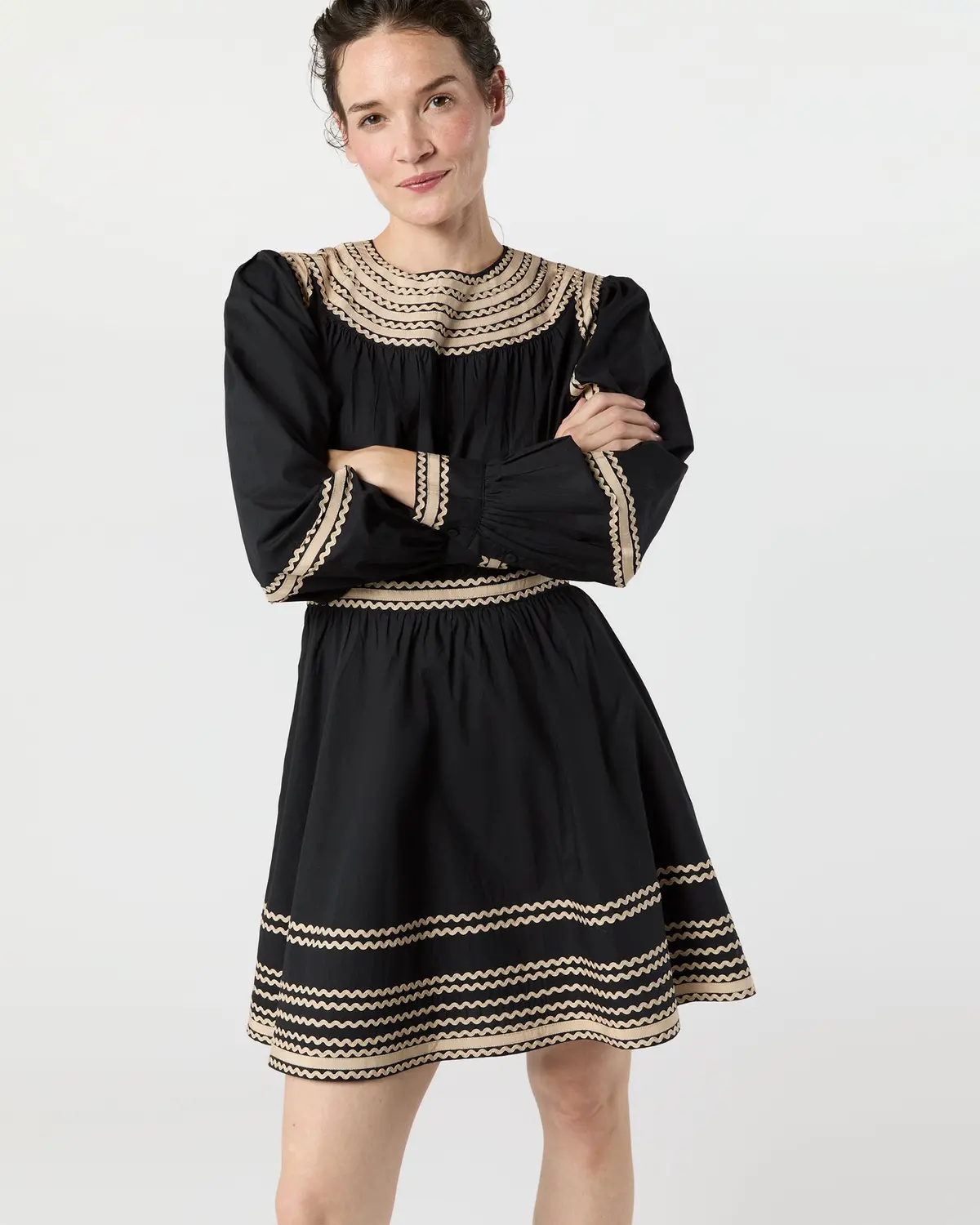 Fiora Dress In Noir 1