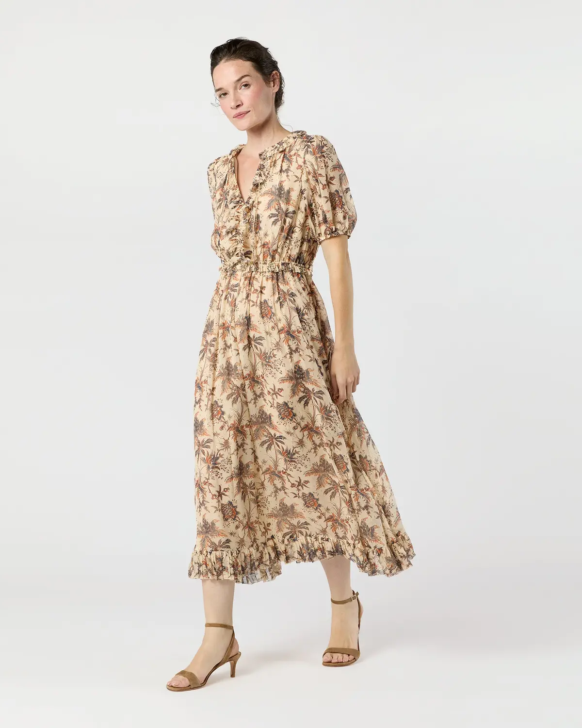 Rosamunde Dress In Cameo 1