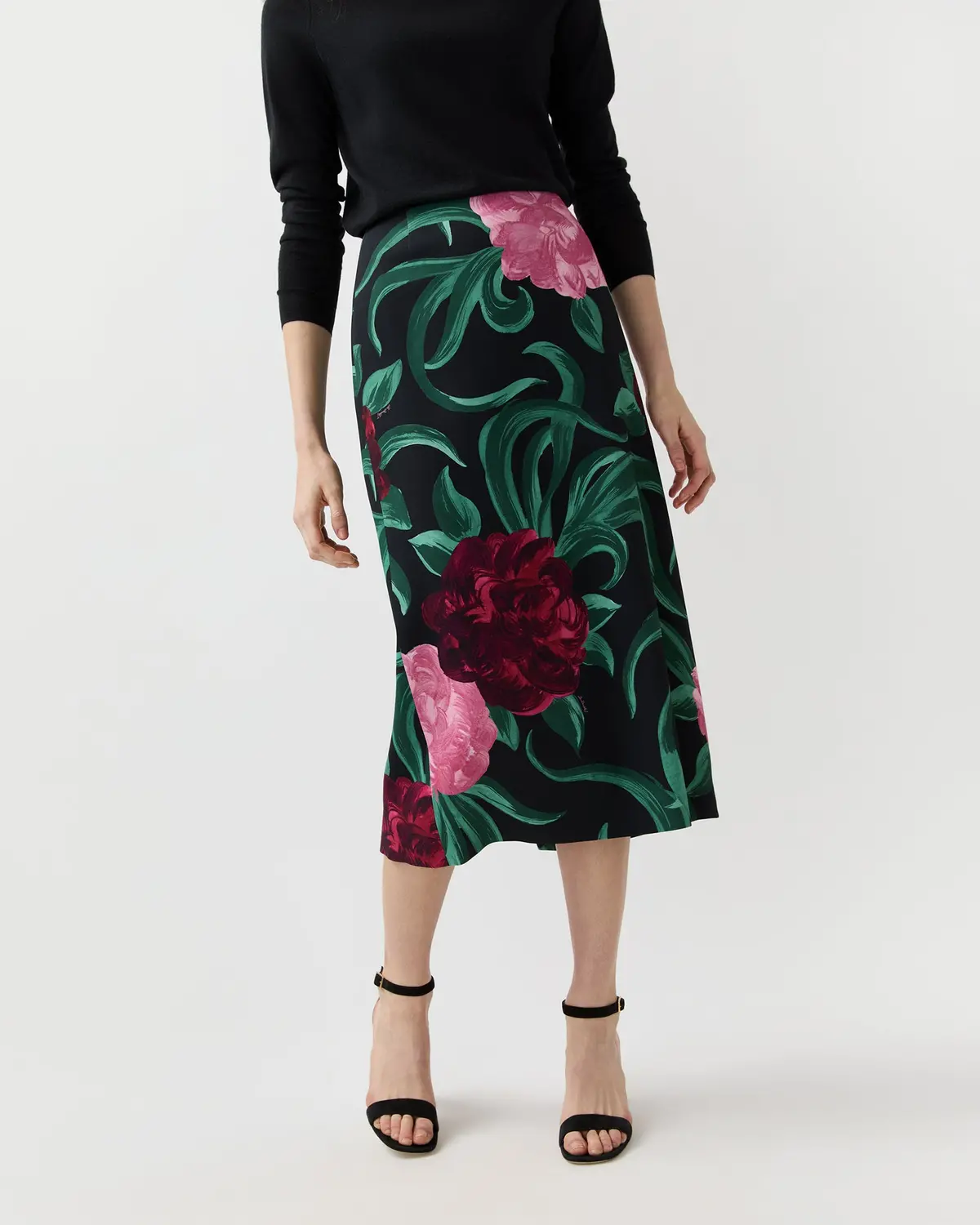 Pencil Skirt In Peony 2