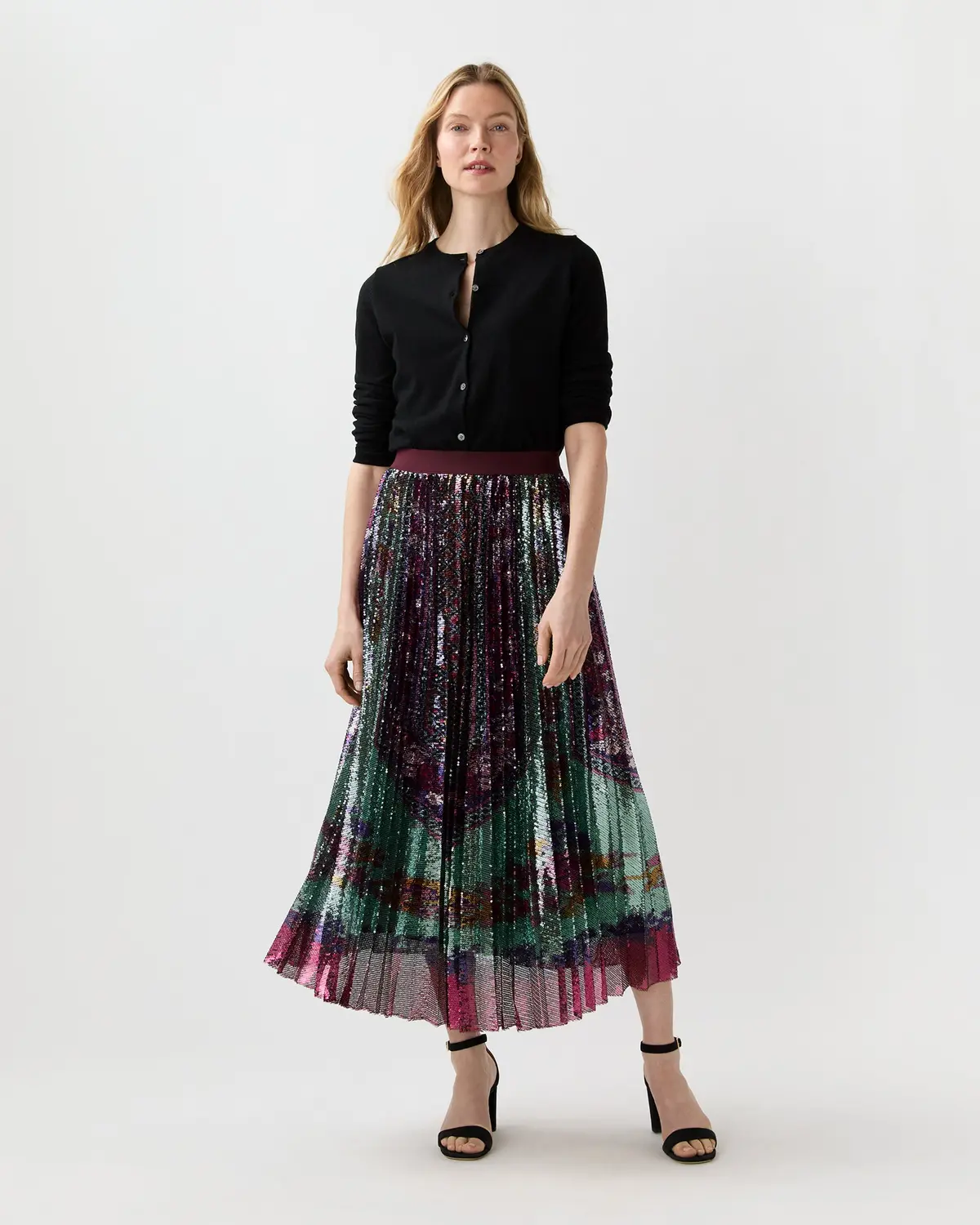Accordion Skirt In Regalia 1