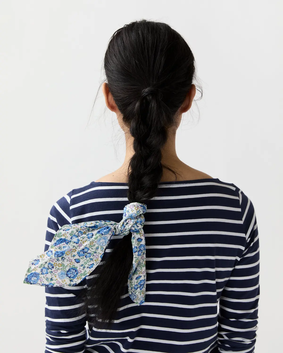 Anyway Scarf In Blue/Multi Felicite Liberty Fabric 1