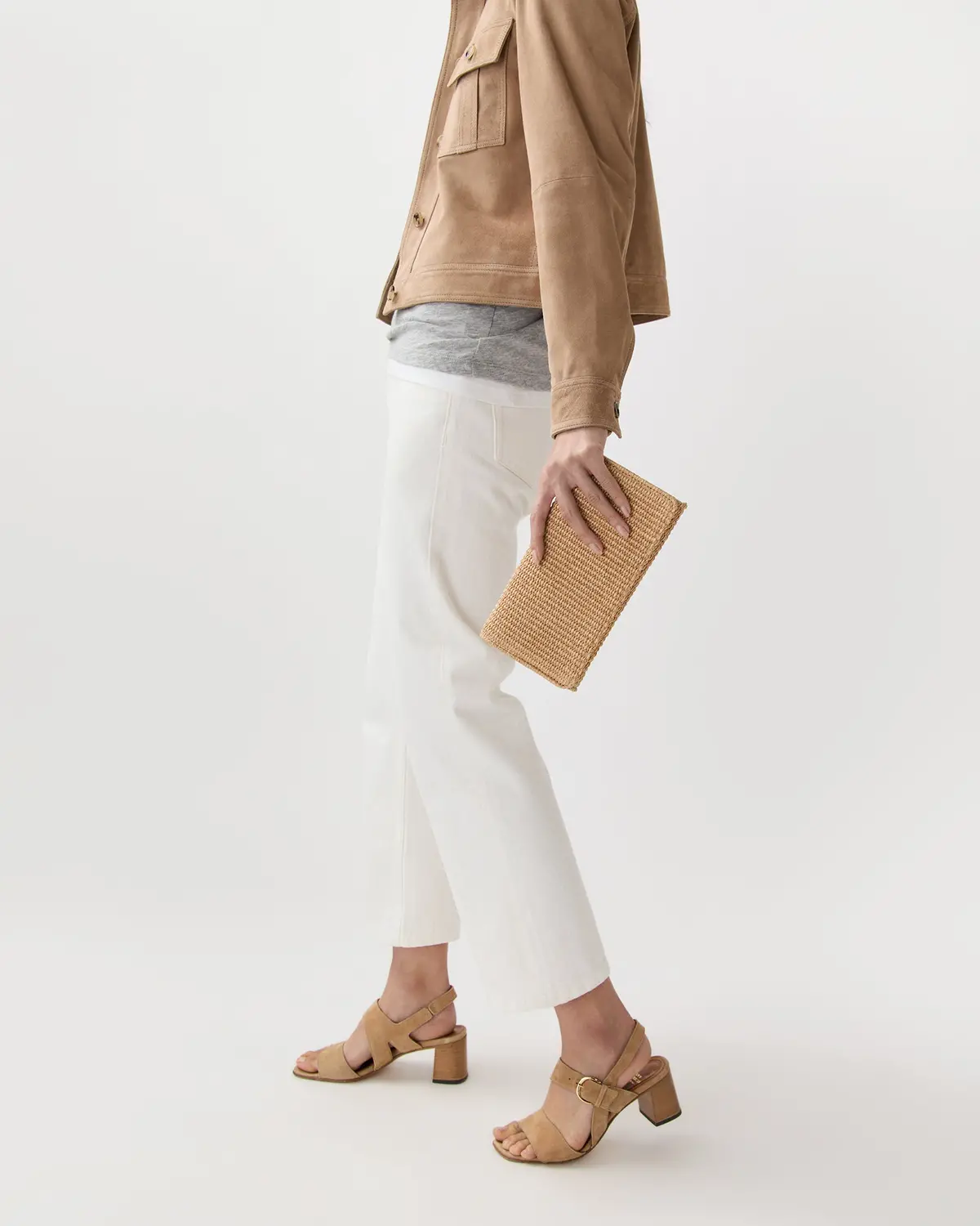 Patricia Clutch In Natural Straw 1