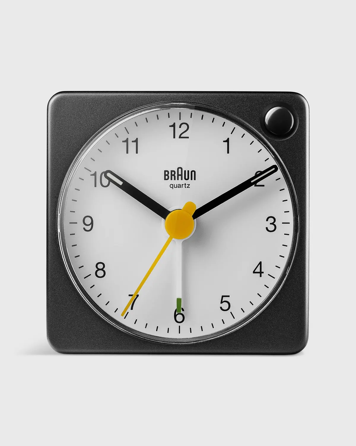 Travel Alarm Clock In Black & White 1