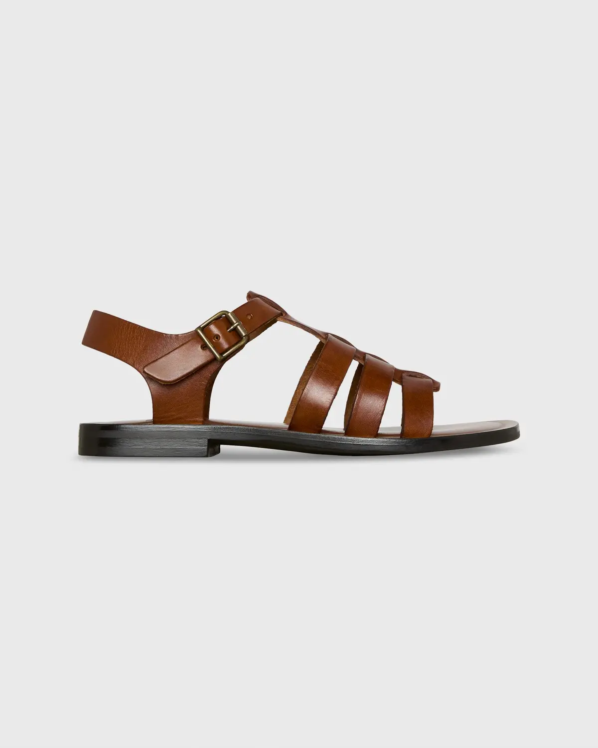 Joni Sandal In Tan Leather 1