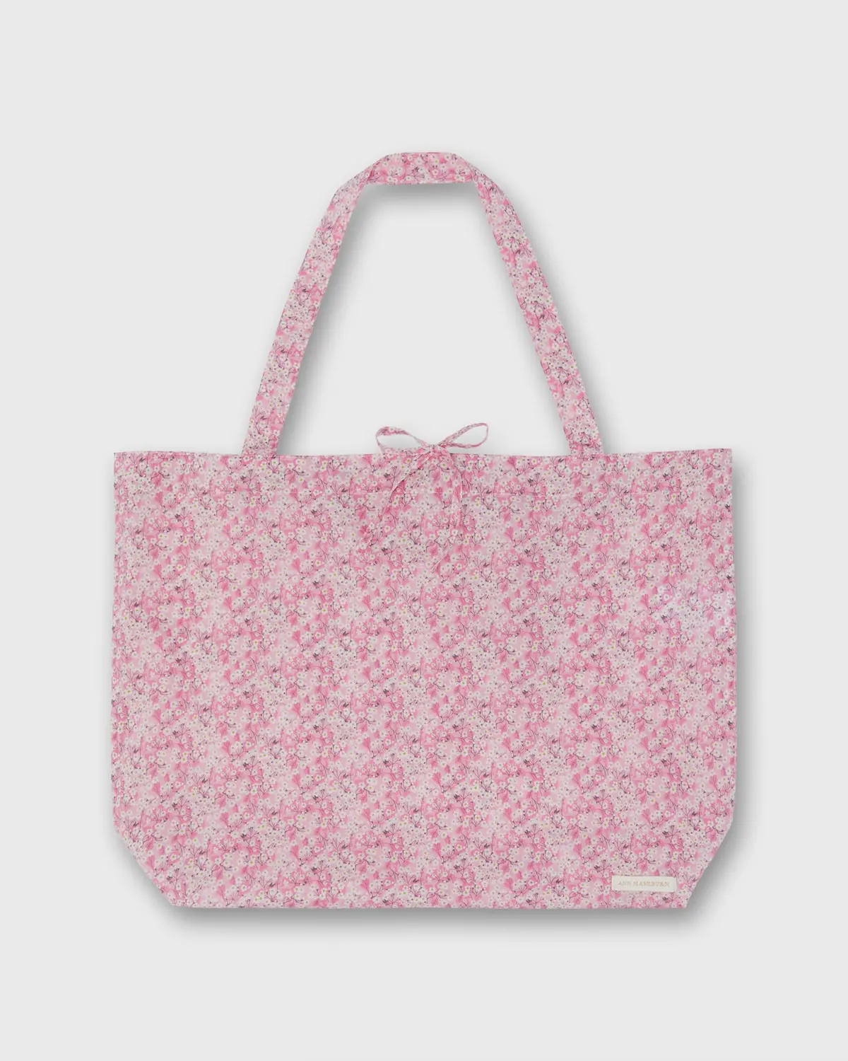 Reusable Tote Bag In Pink Mitsy Valeria Liberty Fabric 1