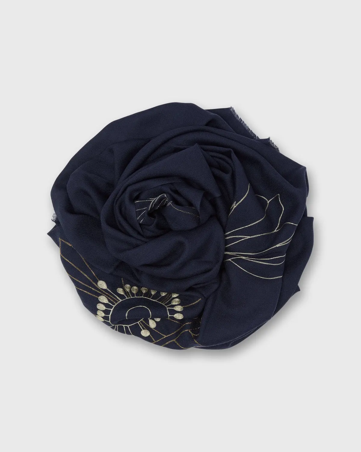 Ballet Scarf In Navy 1