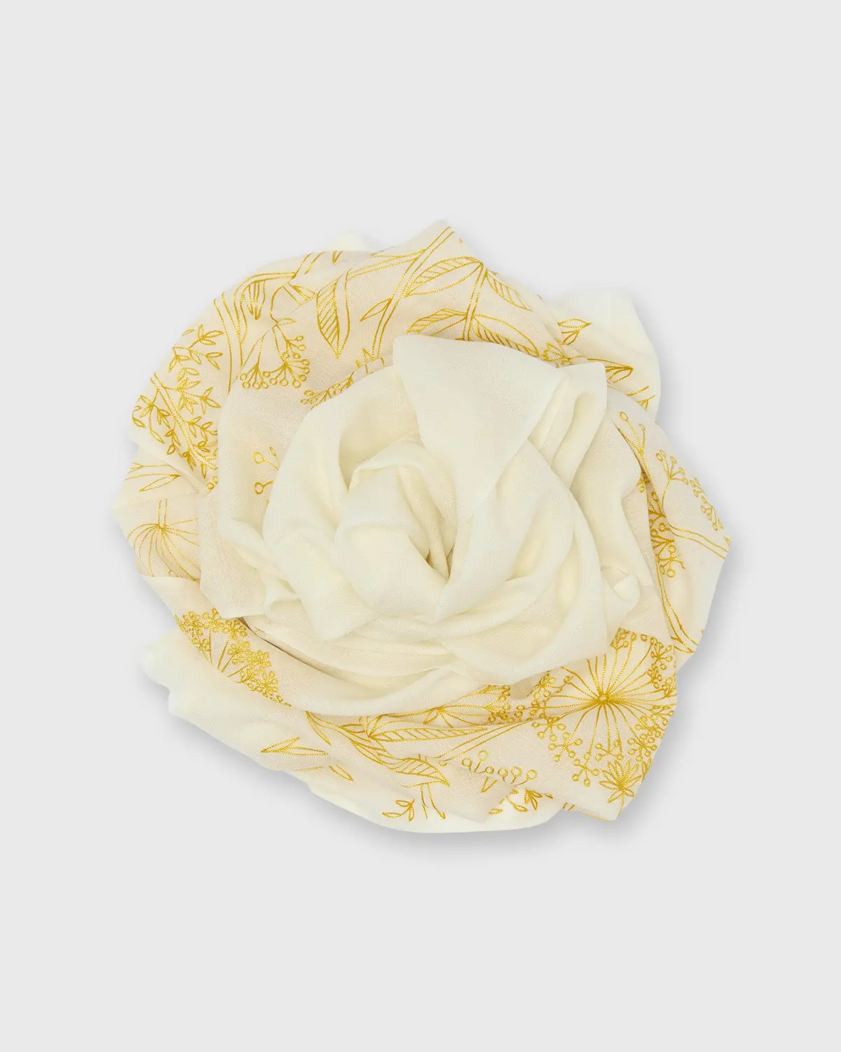 Waltz Scarf In Ivory 1