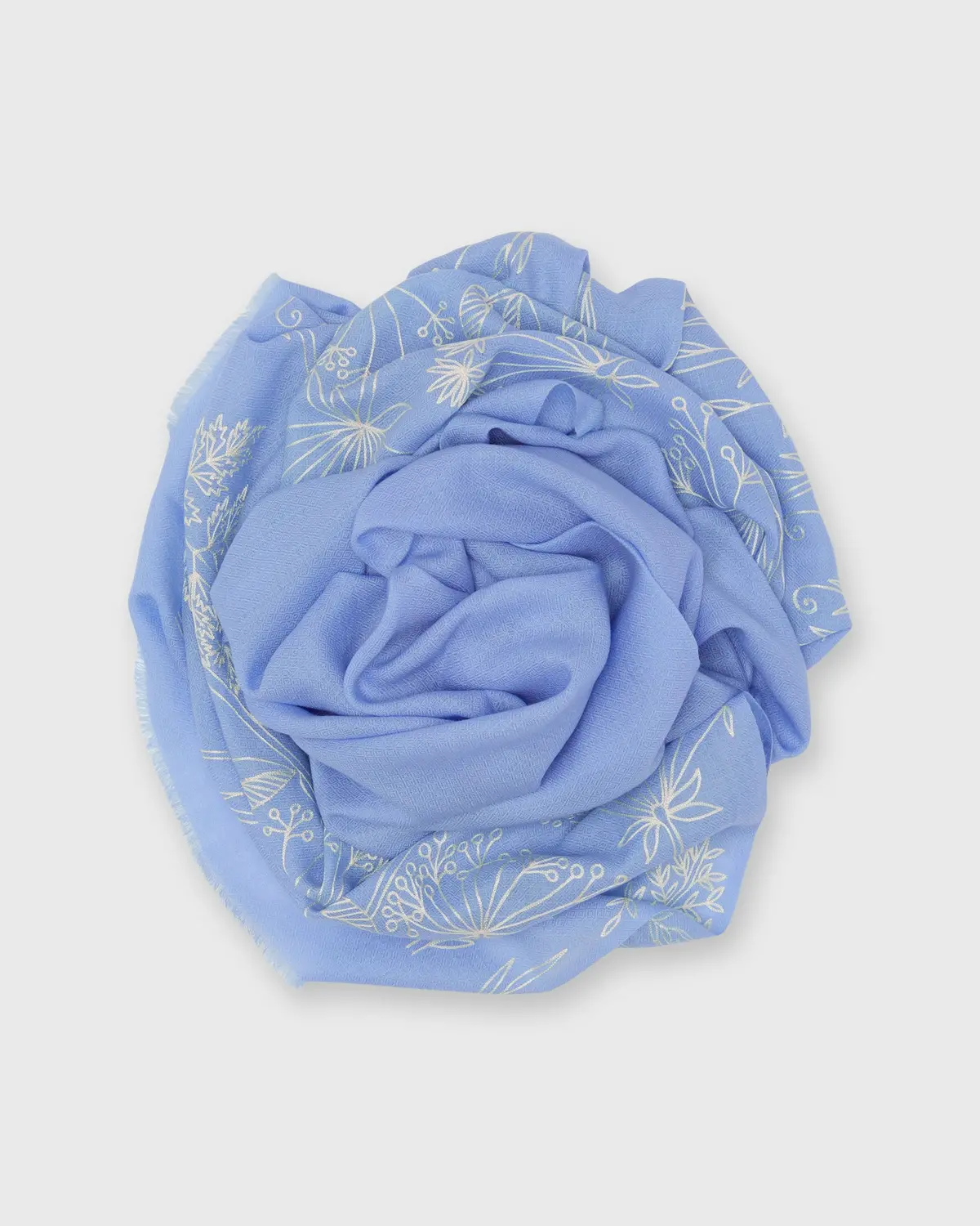 Waltz Scarf In Cashmere Blue 1
