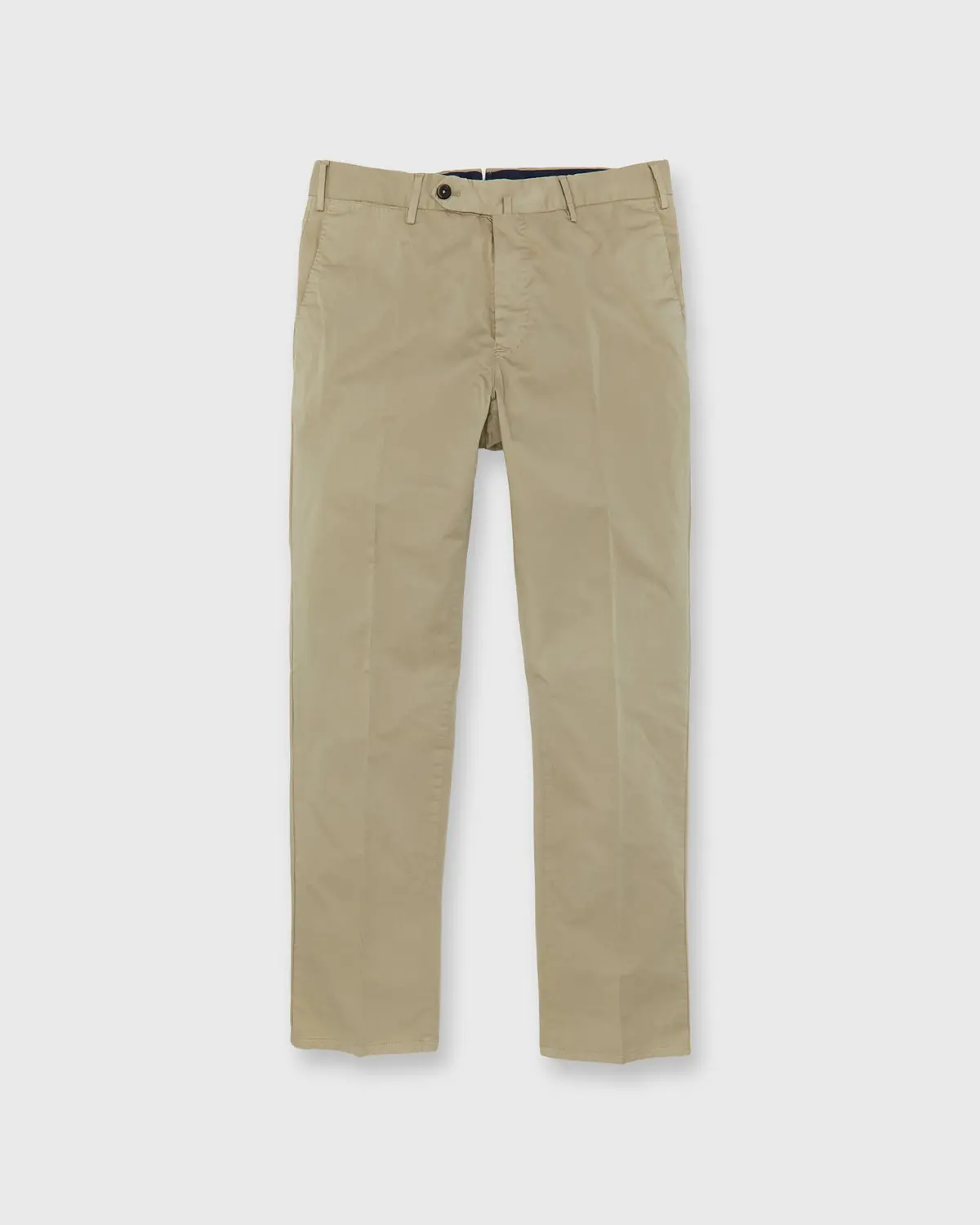 Slim Flat Front Trouser In Sand 1