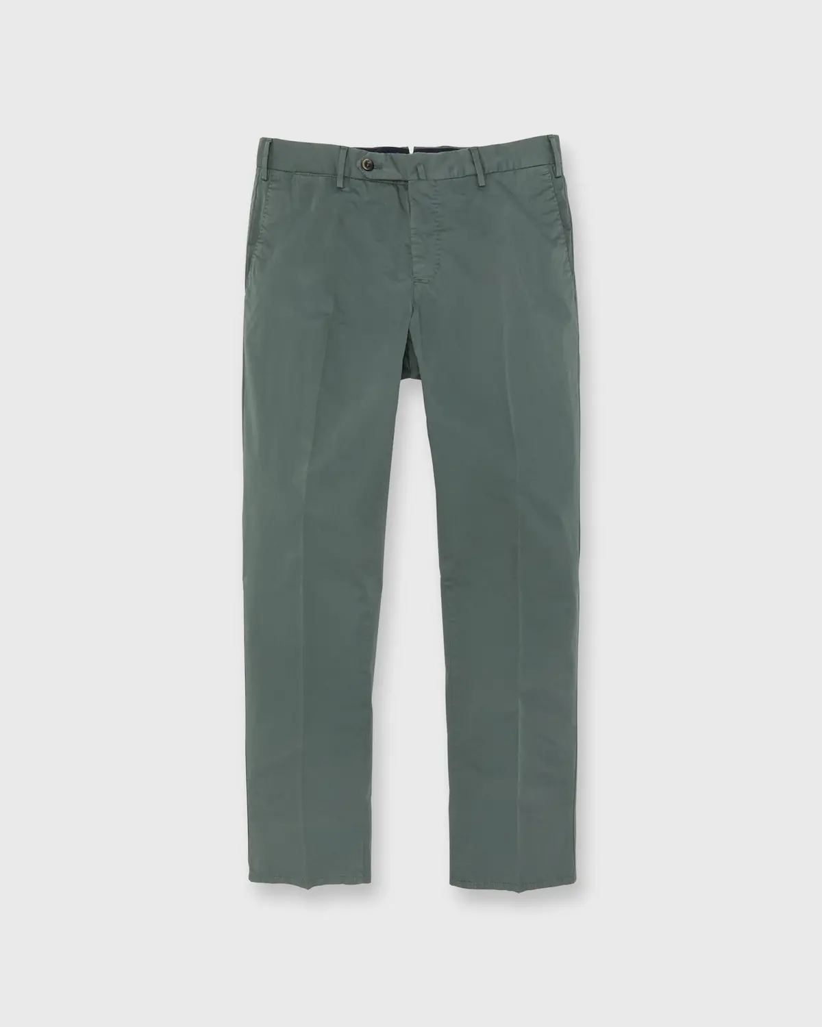 Slim Flat Front Trouser In Lovat 1