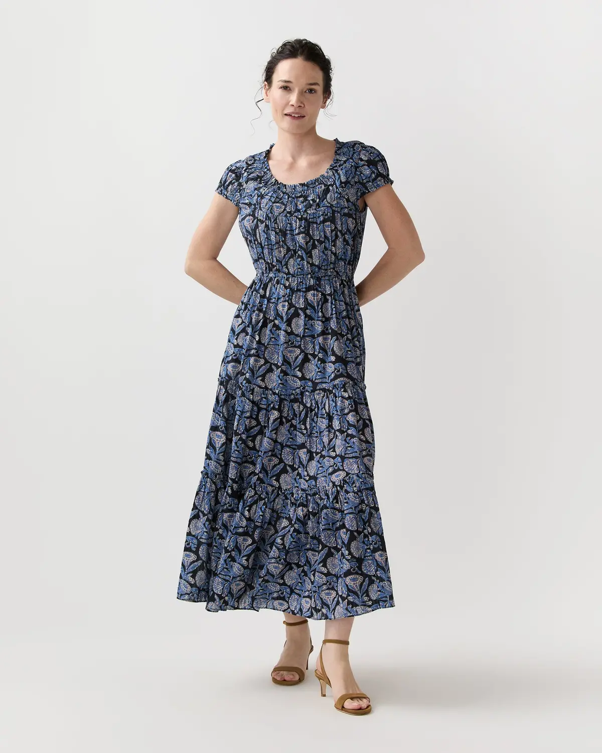 Alexi Midi Dress In Zinnia 1