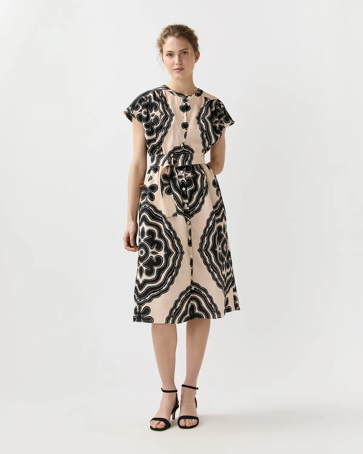 Herat Shirt Dress In Niku Cream 1