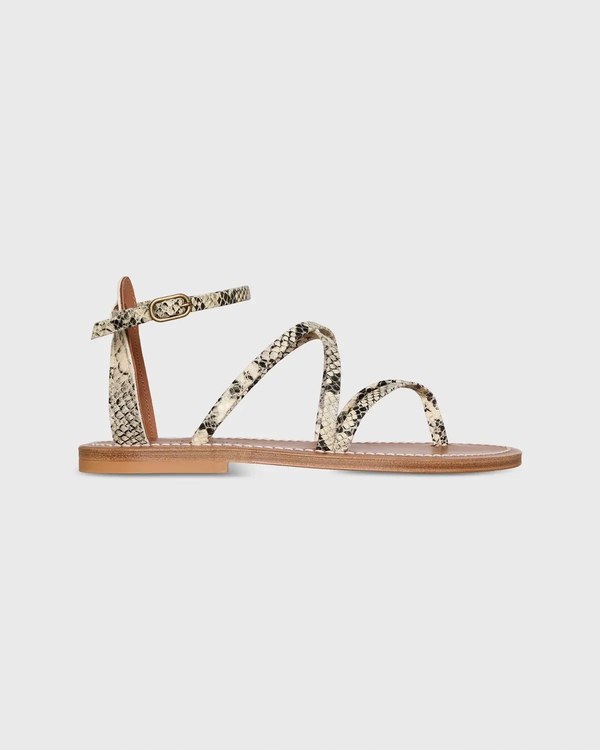Epicure Sandal In Snakeskin Leather 1