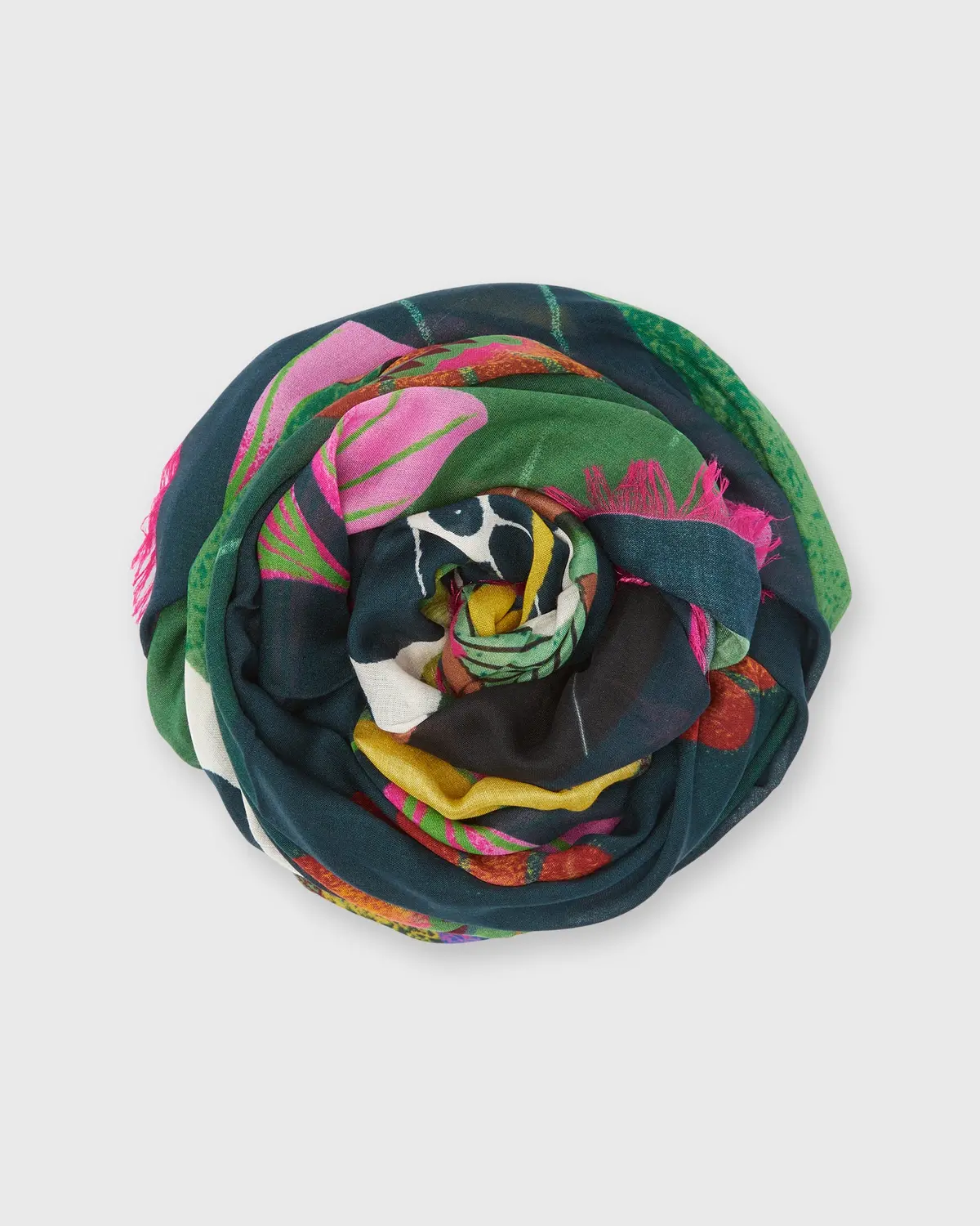 Square Scarf In Blooming Hands 1