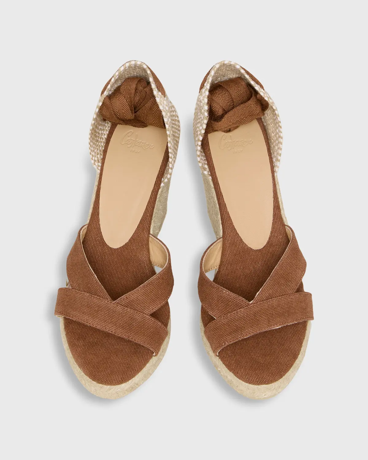 High Bailey Espadrille In Pecan Canvas 2