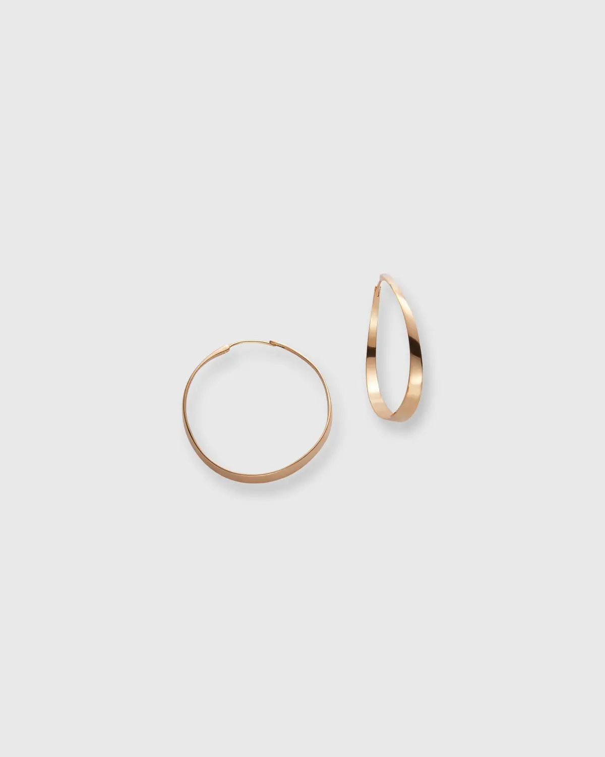 Roma Hoop Earrings In Gold 1