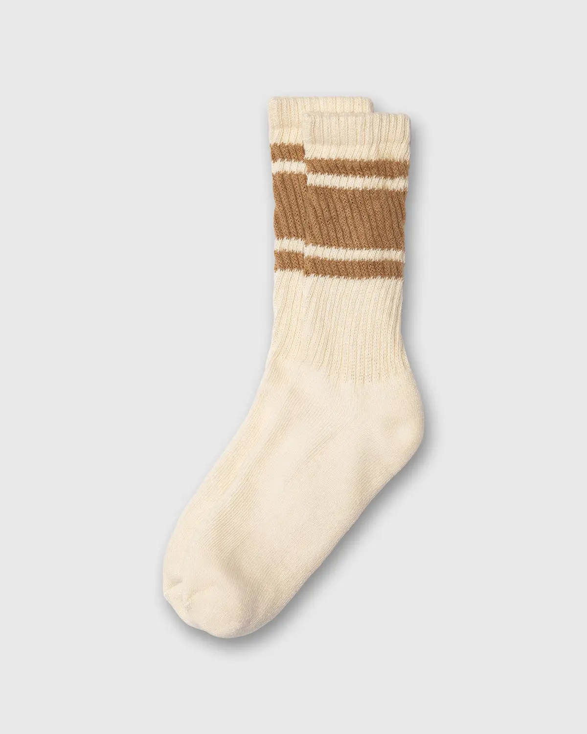 Retro Stripe Socks In Acorn 1
