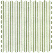 Made-To-Order Fabric In Green Hairline Stripe Poplin 1