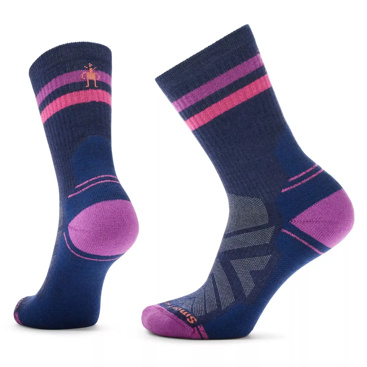 Hike Light Cushion Tube Stripe Crew Socks (Women's) - Sw001578 1