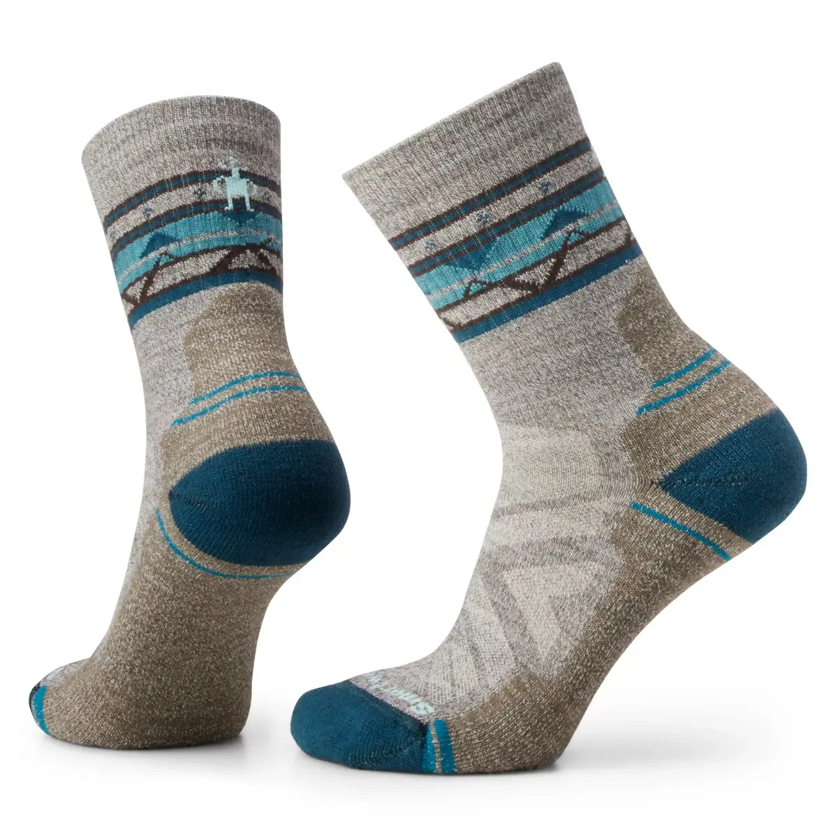 Hike Light Cushion Zig Zag Valley Mid Crew Socks (Women's) - Sw001580 6
