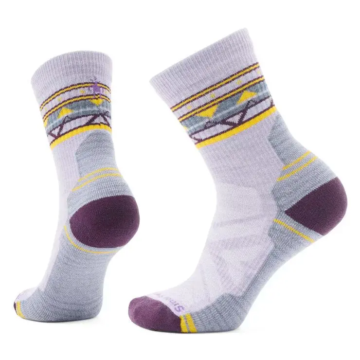 Hike Light Cushion Zig Zag Valley Mid Crew Socks (Women's) - Sw001580 8