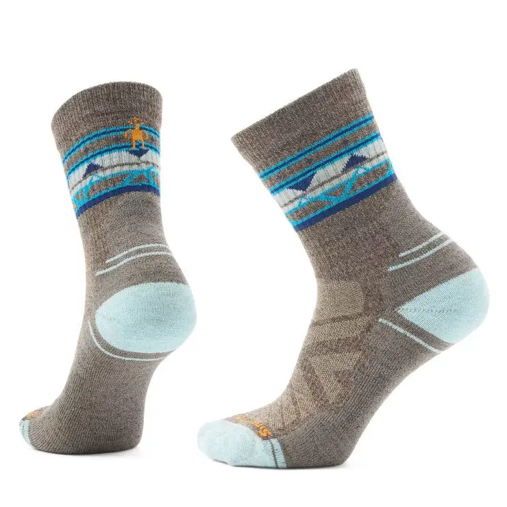 Hike Light Cushion Zig Zag Valley Mid Crew Socks (Women's) - Sw001580 7