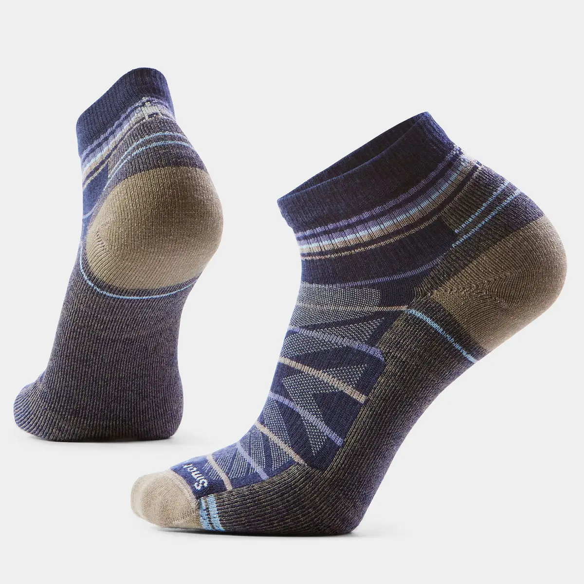 Hike Light Cushion Pattern Ankle Socks - Sw001612 1