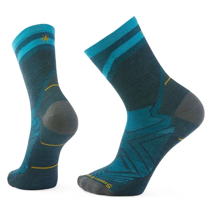 Run Zero Cushion Mid Crew Pattern Socks - Sw001656 1